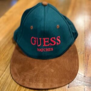 Guess Watches ball cap w/suede brim in GUC